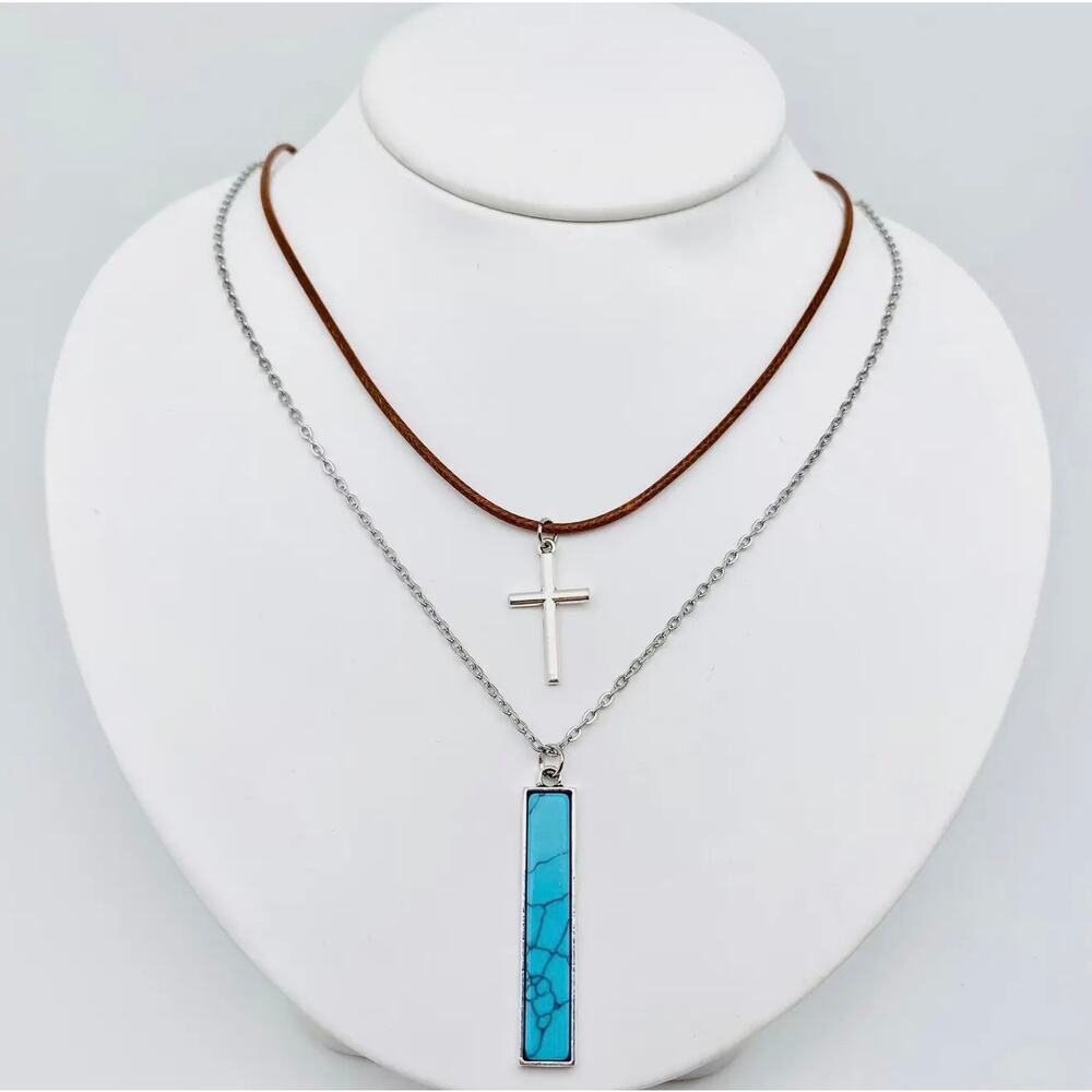 Prairie Faith Stone Pendant Necklace - Picture 1 of 4